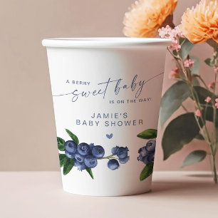 Gobelets En Papier Douce Bébé Bleuet Baby Shower