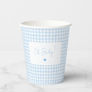 Gobelets En Papier Douce Fête de Bébé Garçon au Style Bohème avec Gin