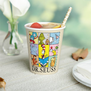 Gobelets En Papier Dr Seuss Graphique Histoires