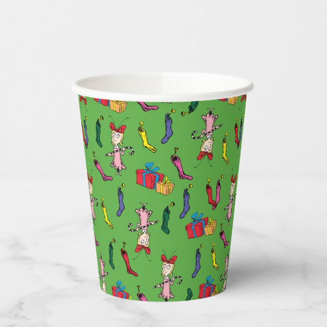 Gobelets En Papier Dr Seuss | Grinch | Cindy-Lou Qui Motif (Gauche)