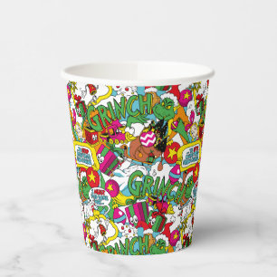 Gobelets En Papier Dr. Seuss   Grinch Motif Coloré