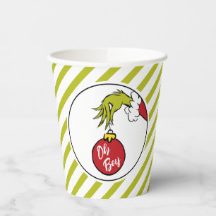 Gobelets En Papier Dr Seuss   Oh Boy Grinch Baby shower