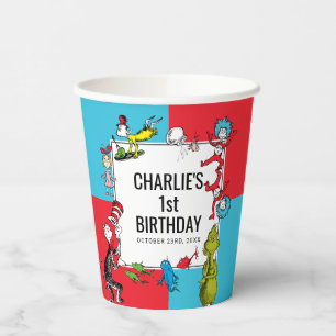 Gobelets En Papier Dr. Seuss - Personnages Anniversaire Enfants