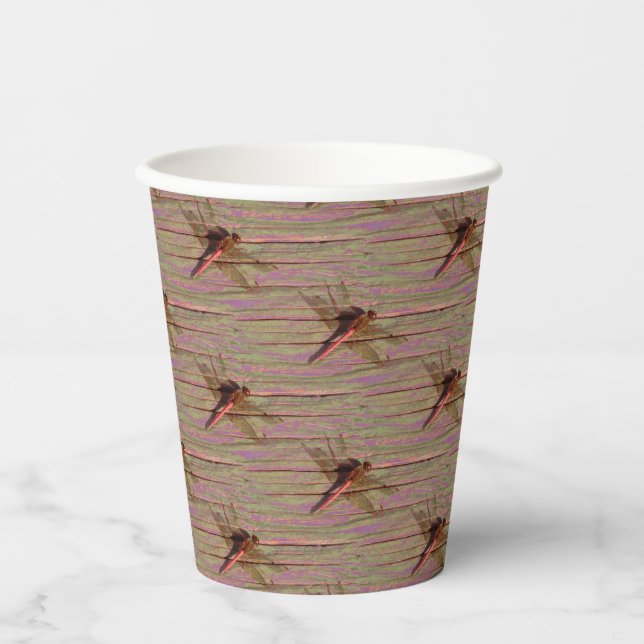 Gobelets En Papier Dragonfly (Recto)