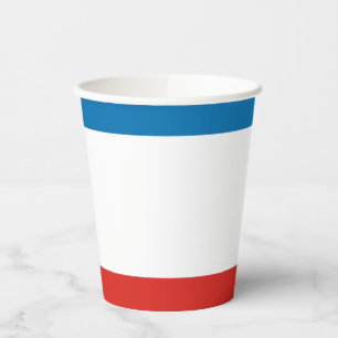 Gobelets En Papier Drapeau de Crimée
