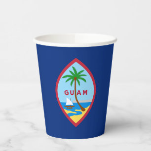 Gobelets En Papier Drapeau de Guam