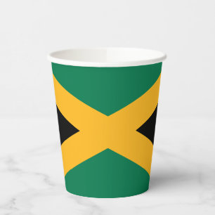 Gobelets En Papier Drapeau de la Jamaïque