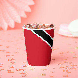Gobelets En Papier Drapeau de Trinité-et-Tobago