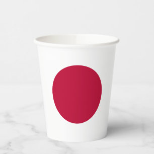 Gobelets En Papier Drapeau du Japon