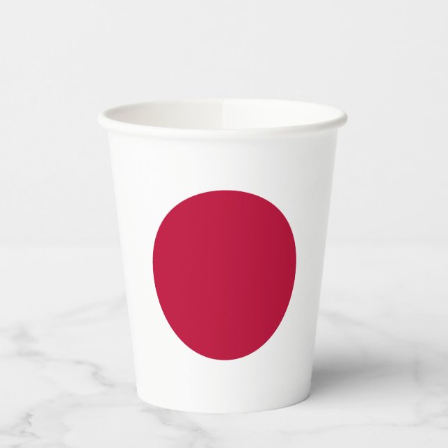 Gobelets En Papier Drapeau du Japon (Gauche)