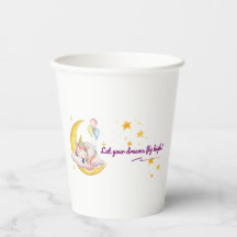 🌙 Dreamy Unicorn Paper Cup ✨ 🎈