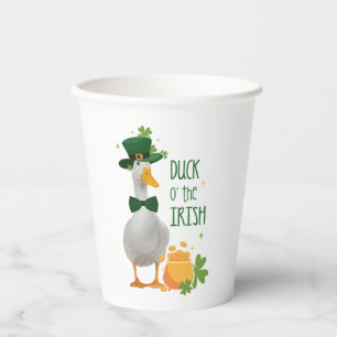 Gobelets En Papier Duck o' the Irish St. Patricks Day