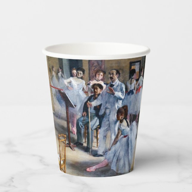 Gobelets En Papier Edgar Degas - Dance Foyer, Opéra rue Le Peletier (Verso)