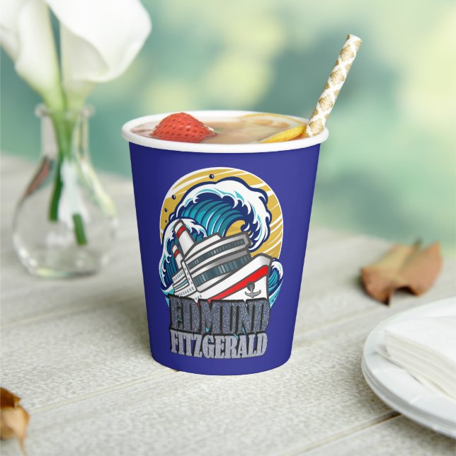 Gobelets En Papier Edmund Fitzgerald | Tribute to the Legendary Ship (Insitu)