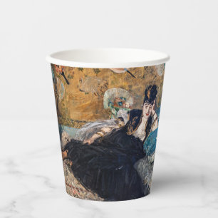 Gobelets En Papier Edouard Manet - Lady avec fans