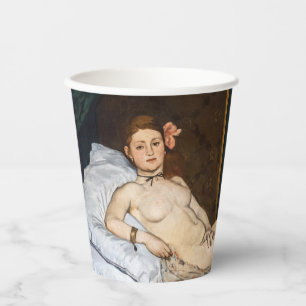 Gobelets En Papier Edouard Manet - Olympia