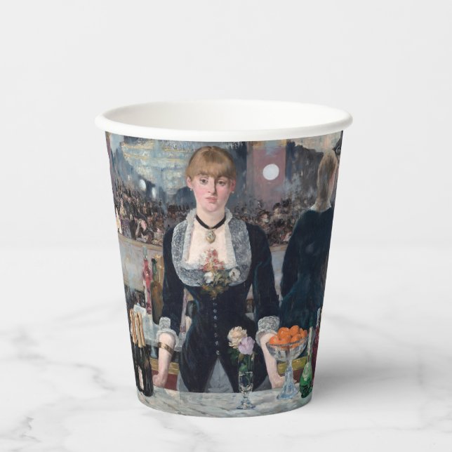 Gobelets En Papier Edouard Manet - Un bar aux Folies-Bergere (Recto)
