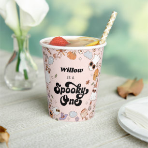 Gobelets En Papier Éffrayant Un Halloween Super 1er anniversaire