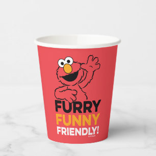 Gobelets En Papier Elmo   Furry Amical