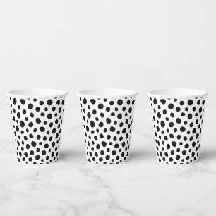 Gobelets En Papier Énergie ludique chic motif à taches de dalmatien