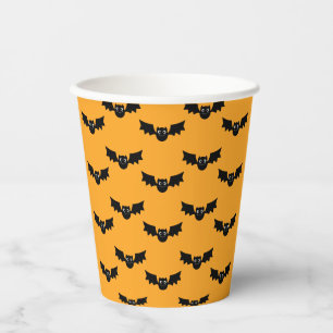 Gobelets En Papier Enfants Halloween Anniversaire Fête Cute Bats