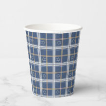 Étoile de David Tartan Bleu