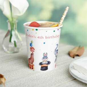 Gobelets En Papier Fête d'anniversaire Carnival Kid