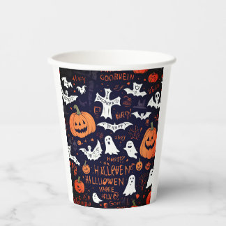 Gobelets En Papier Fête d'Halloween
