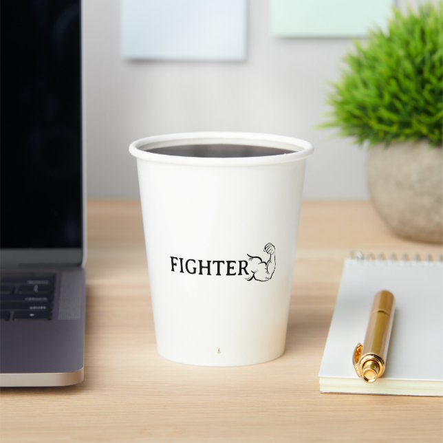 Gobelets En Papier Fighter mug (Insitu)