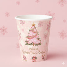 Fille d'hiver Onderland 1er anniversaire flocon de