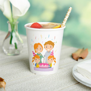 Gobelets En Papier Filles jumelles