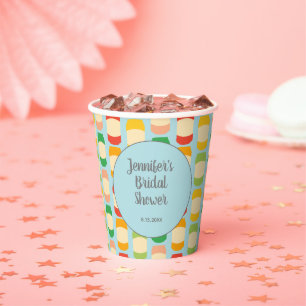 Gobelets En Papier Flaved Seltzer peut Fête des mariées partie pers