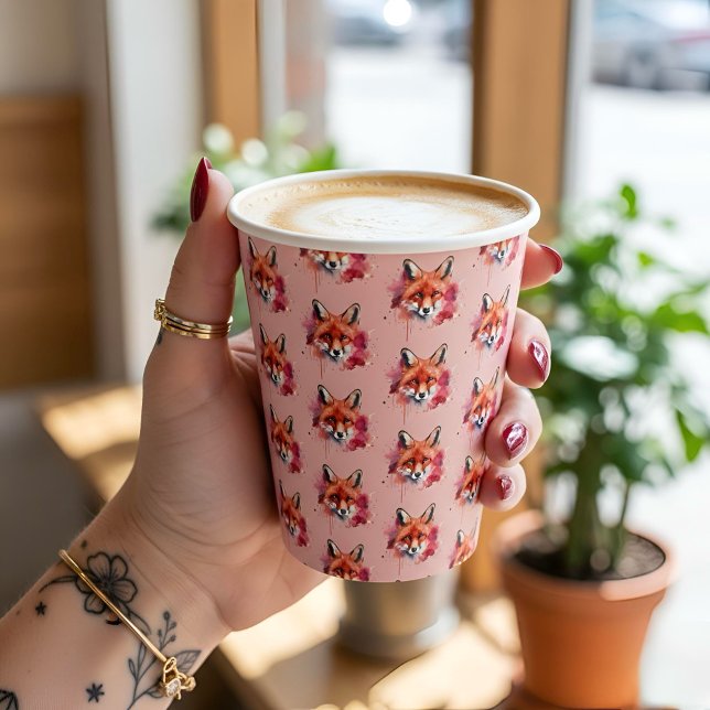 Gobelets En Papier Fox Paper Cups (Créateur téléchargé)
