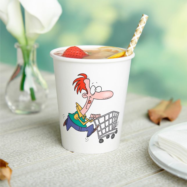 Gobelets En Papier Frantic Shopper (Créateur téléchargé)