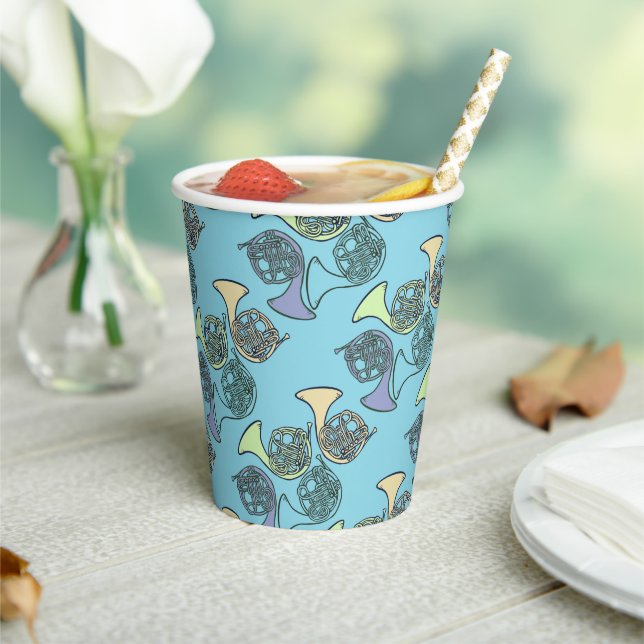 Gobelets En Papier French Horns Band Class French Horn Enseignant (Insitu)