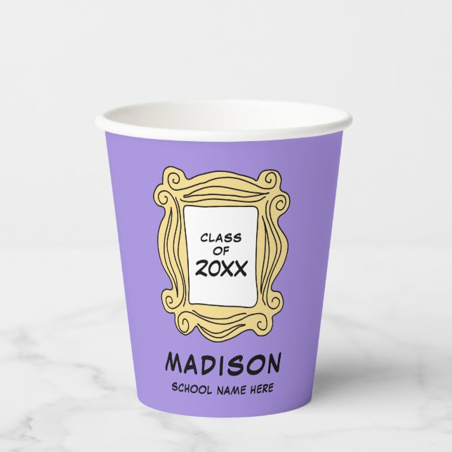 Gobelets En Papier FRIENDS™ Celui avec la graduation (Recto)