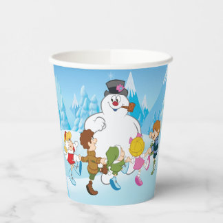 Gobelets En Papier Frosty Snowman™ hiver