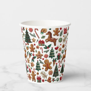 Gobelets En Papier Fun Christmas Paper Cup