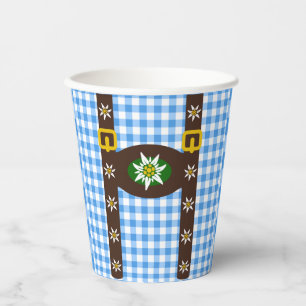 Gobelets En Papier Funny Octoberfest Lederhosen Suspendants