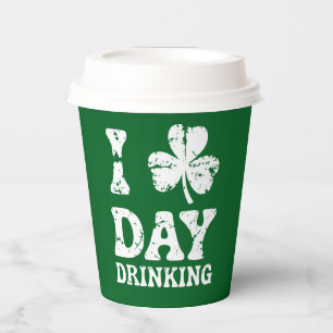 Gobelets En Papier Funny Saint Patricks Day Party St Pats Drôle Drôle