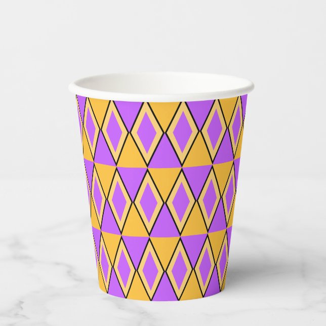Gobelets En Papier Geometric Pattern (Recto)