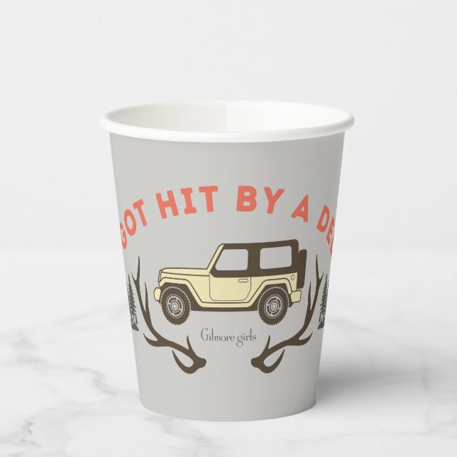 Gobelets En Papier Gilmore Girls I Got Hit by a Deer (Gauche)