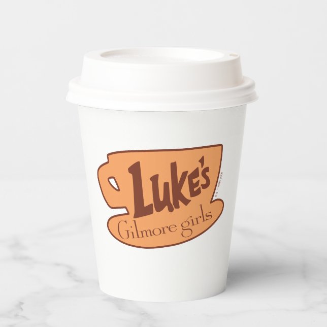 Gobelets En Papier Gilmore Girls | Logo Luke's Diner (Recto)