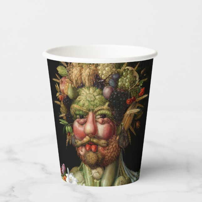 Gobelets En Papier Giuseppe Arcimboldo - Vertumnus (Recto)