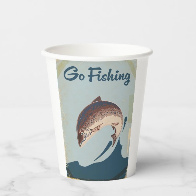 Gobelets En Papier Go Fishing (Recto)