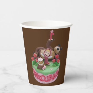 Gobelets En Papier Goblet Masha & Michka