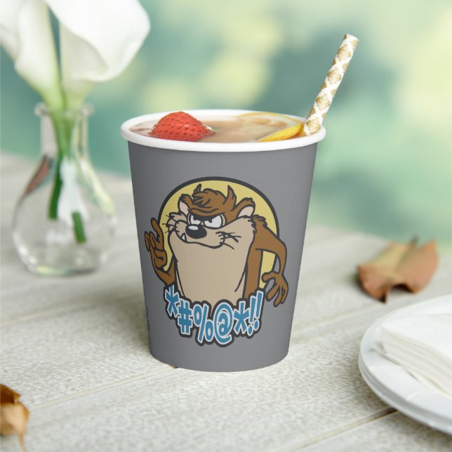 Gobelets En Papier Graphique en cercle extensible TAZ™ (Insitu)