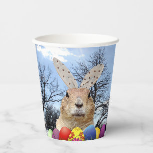 Gobelets En Papier Groundhog April Fool Day