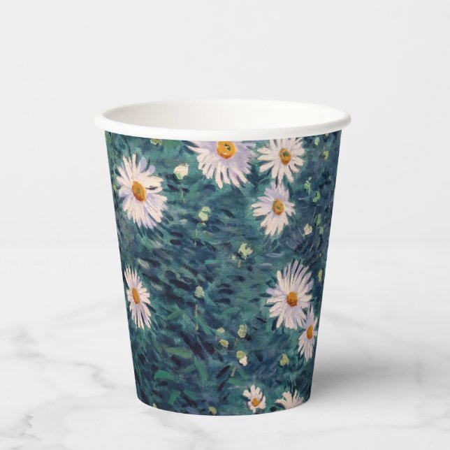 Gobelets En Papier Gustave Caillebotte - Lit de marguerites, détails (Recto)