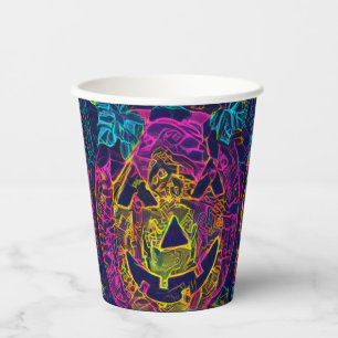 Gobelets En Papier Halloween citrouille A.I. photo fun